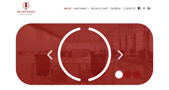Desktop Screenshot of mbuniformes.com.uy